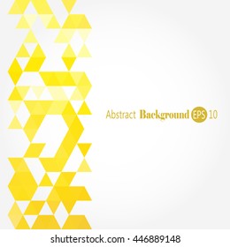 Awesome abstract geometric background with triangles
