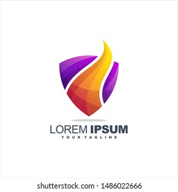 awesome abstract gradient logo design