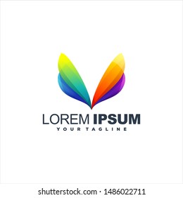awesome abstract gradient logo design