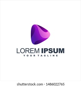 awesome abstract gradient logo design