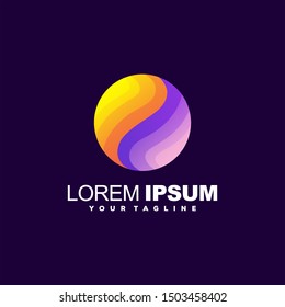 awesome abstract gradient logo design