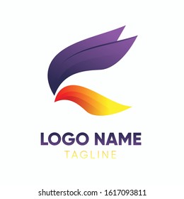 awesome abstract gradient logo design