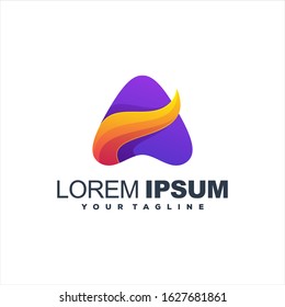 awesome abstract gradient logo design