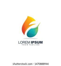 Awesome Abstract Leaf Logo Design