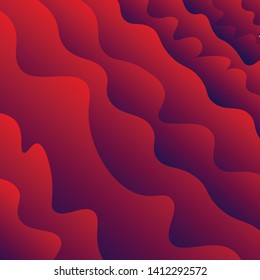 Awesome abstract liquid background vector