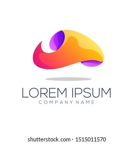 awesome abstract logo design vector