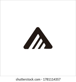Awesome abstract logo of a triangle or letter A logo, this logo is great for various purposes.