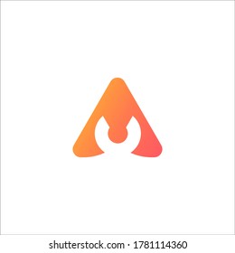 Awesome abstract logo of a triangle or letter A logo, this logo is great for various purposes.