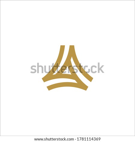 Awesome abstract logo of a triangle or letter A logo, this logo is great for various purposes.