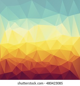 Awesome abstract poligonal illustration.