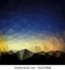Awesome abstract triangle illustration.