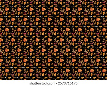 awesome Autumn seamless pattern design