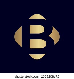 Awesome B Buchstaben Vektor Logo Design