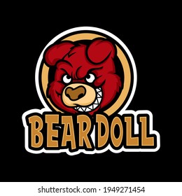 awesome baby bear doll mascot