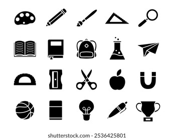 Awesome Back To School Design Icons