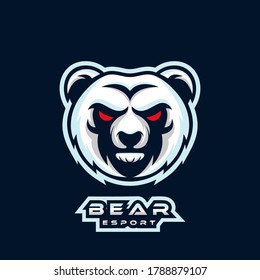 awesome bear logo vector illustrator