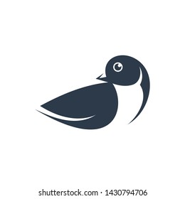 Awesome Bird logo design illustration