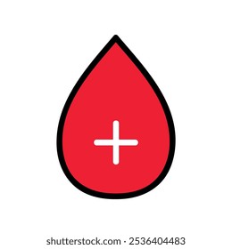 Ícone de design de vetor doador de sangue incrível