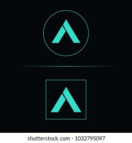 Awesome Bold Modern Future Letter A Logo Design