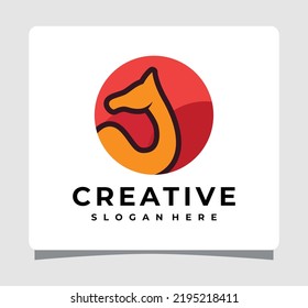 Awesome Brown Camel Logo Template Design Inspiration