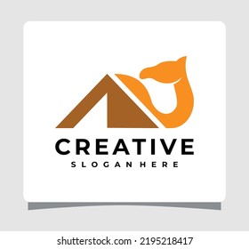 Awesome Brown Camel Logo Template Design Inspiration