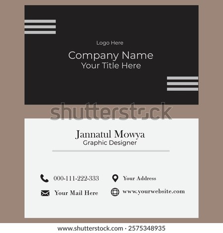 An awesome Business card design