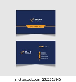 Awesome Business Card Design Template For Your Business, Corporate, Real Estate, And Interior 