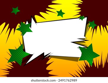 Awesome Cartoon Background, comic book abstract backdrop. Retro vector comics pop art illustration design.
