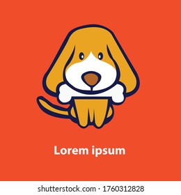 AWESOME CARTOON DOG VECTOR PREMIUM