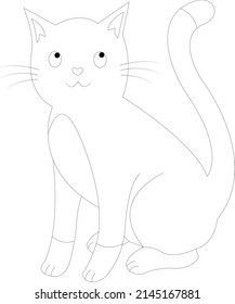 An awesome Cat coloring page
