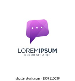 Awesome Chat Logo Design Template