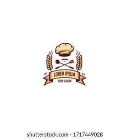 awesome chef vintage logo design