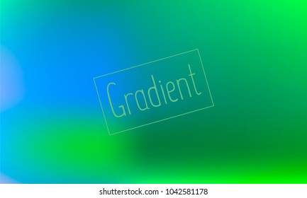 Awesome and Classy Green and Blue Gradient Background with Text