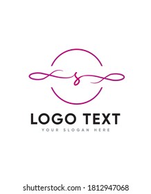 Awesome and classy taste, comes with natural touch, so much ligatures letter type S  logo template, Vector logo for business and company identity 