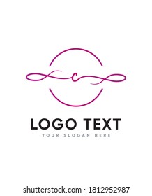 Awesome and classy taste, comes with natural touch, so much ligatures letter type C  logo template, Vector logo for business and company identity 