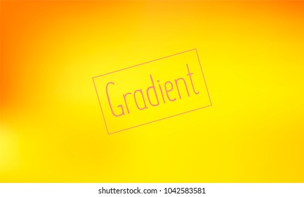Awesome and Classy Yellow and Orange Gradient Background with Text