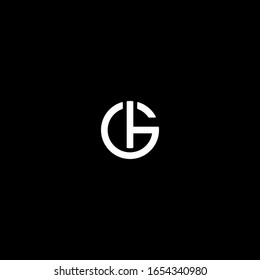 awesome and clean logo gh