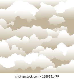 awesome cloudy sky pattern vector