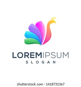 Awesome Colorful Bird Design Vector