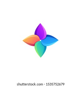 awesome colorful bird logo design
