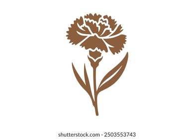 awesome colorful Carnation flower vector