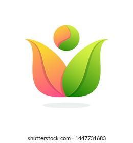 Awesome Colorful Flower design vector