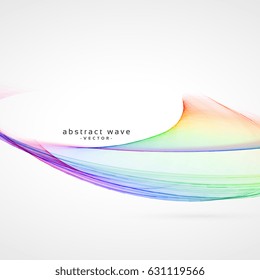 awesome colorful smooth wave background