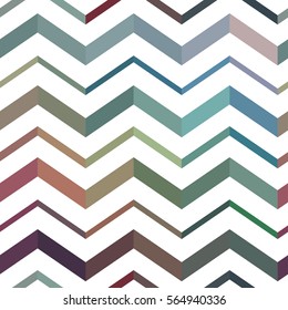 Awesome colorful Zigzag seamless pattern