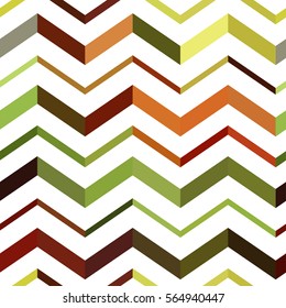 Awesome colorful Zigzag seamless pattern