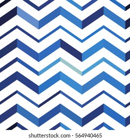 Awesome colorful Zigzag seamless pattern