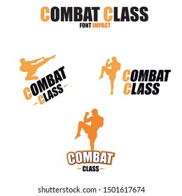 Awesome Combat class logos for gyms, sports, martial arts and fitness enthusiasts.