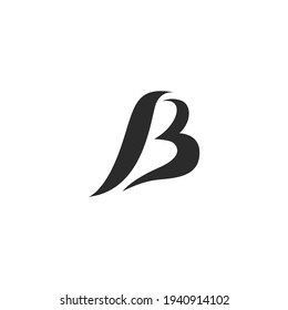 Vector de logotipos de letras B alucinantes