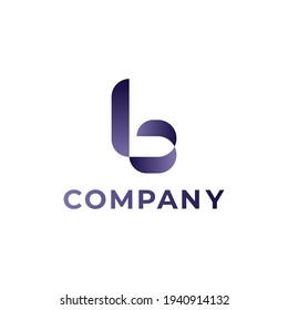 Vector de logotipos de letras B alucinantes