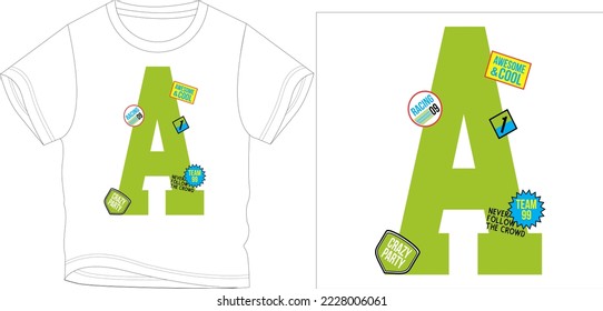 A awesome and cool
t shirt graphic design vector illustration digital file
